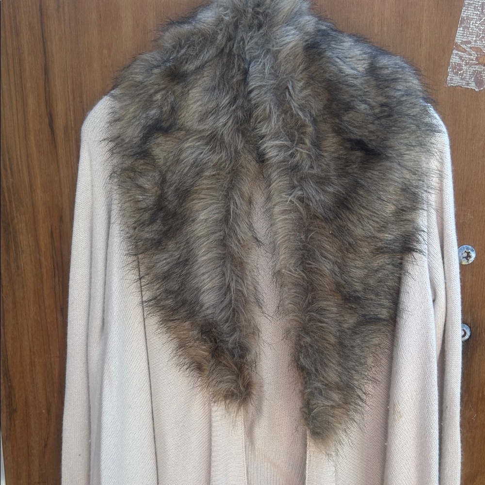 BCBGMaxAzria Cream Knit Cardigan